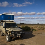 Our home for the night at Dalhousie Springs