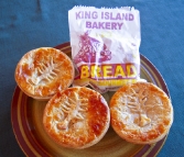 Crayfish pies from the King Island Bakery