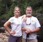 Lisa and Greg by the Frankland River