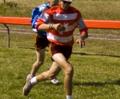 The Human Hurdle Race at the King Island Races