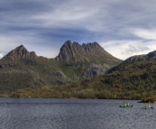 Kayakers on Dove Lake