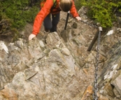 Climbing the chains to Marions Lookout