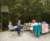 Our Hellyer Gorge campsite