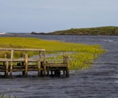 The mouth of the Pieman River