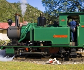 The West Coast Wilderness Railway in Queenstown