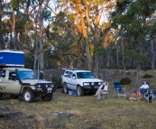 Our campsite at Lagoon of Islands