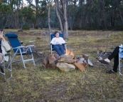 Our campsite at Lagoon of Islands