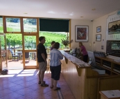 Greg, Lisa and Carol tasting at Freycinet Winery