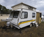 The tiniest caravan we've ever seen!