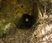 An abandoned mine shaft near Mount Victoria