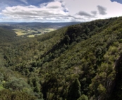 A panoramic of the view from Ralphs Falls
