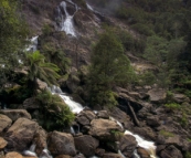 The towering Saint Columba Falls