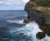 Tasman National Park coastline near Tasman Blowhole