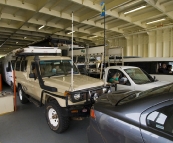 The Tank on the ferry to Bruny Island