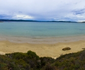 View from our campsite at Cloudy Bay