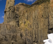 Shooting the gap between The Monument and cliffs
