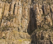 The cliffs of South Bruny Island