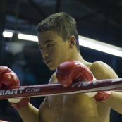Muay Thai fighting at Lumphini Stadium