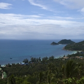 Looking back over Sairee Beach from Two View