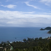 Looking back over Sairee Beach from Two View