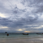 Sunset over Sairee Beach