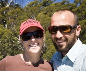 Lisa and Sam on the Valley of the Giants Treetop Walk