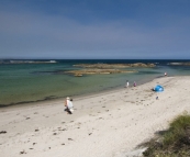 The beautiful beach at Peaceful Bay