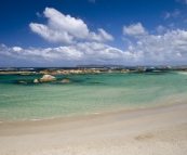 The beautiful coastline near Elephant Rocks