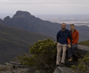 Sam and Lisa at the top of Bluff Knoll