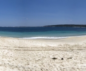 Panoramic of the protected cove at Little Boat Harbour near Bremer Bay