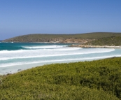 The beach and Point Ann at Fitzgerald River National Park