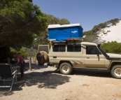 Our campsite at Munglinup Reef