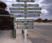 Stopping off at Eucla just west of the Western Australia/South Australia border