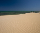 Huge sand dunes near Jurabi Point