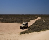 The Tank next to the sand dunes near Jurabi Point