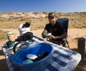 Breakfast at Lakeside campsite