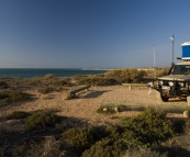 Our campsite and million dollar view at Osprey Bay