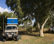 Our campsite in Kalbarri