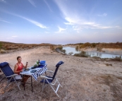 Dinner time at Cootenbrand Creek at Cape Keraudren