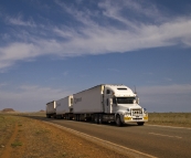 We were in the minority in the Pilbara as a vehicle with only four wheels