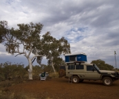 Our camping spot near Weano Gorge