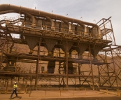 One of the crushers at Tom Price mine