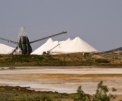 The salt mining operation in Onslow