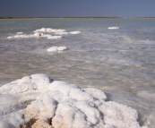 Salt crystals on the outskirts of Onslow