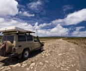 The rocky track to Cape Tournefort