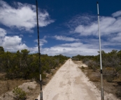 The rocky track to Cape Tournefort