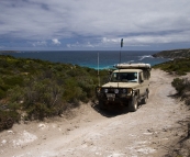 The track near Curta Rocks