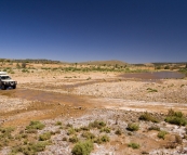 The river in front of the Partacoona Station homestead (it was 12 feet deep in January 2007!)