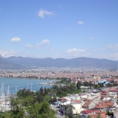 View of Fethiye from the bus on the way into town