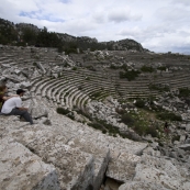 The Termessos amphitheater